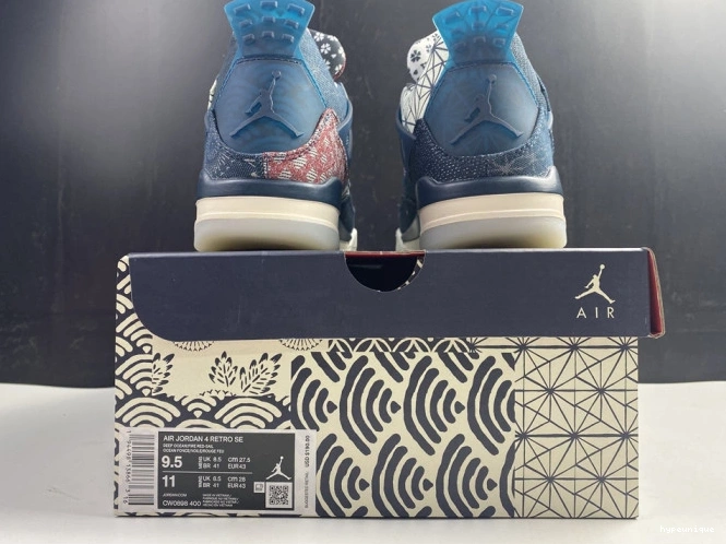 HYPE CW0898-400 4 SE Jordan Air Retro Sashiko 0810